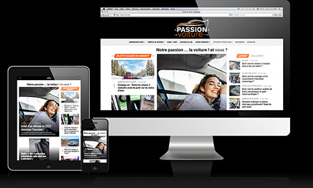 Site web de passion Voiture