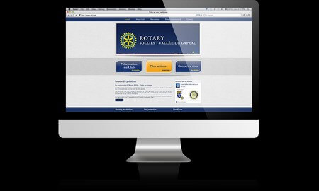 Site internet bénévolat pour rotary club Gapeau