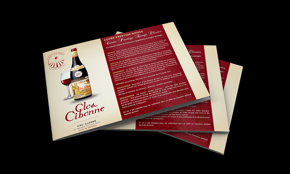 affiche A3 clos cibonne